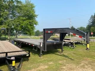 Delta 25' Gooseneck 14k Flatbed Trailer
