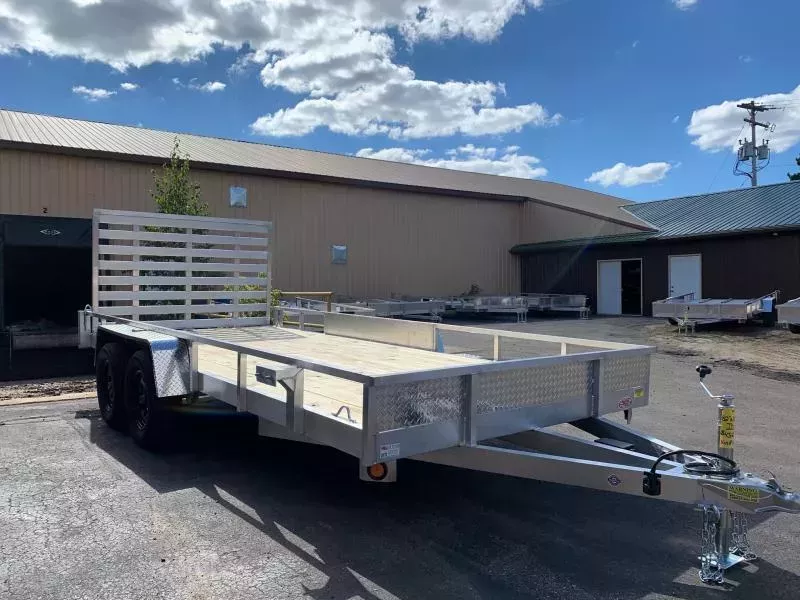 2026 Quality Aluminum 82" x 16' Simplicity 7K Utility Trailer