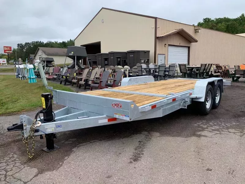 2026 BND 7' X 20' 16K Galvanized Equipment Trailer