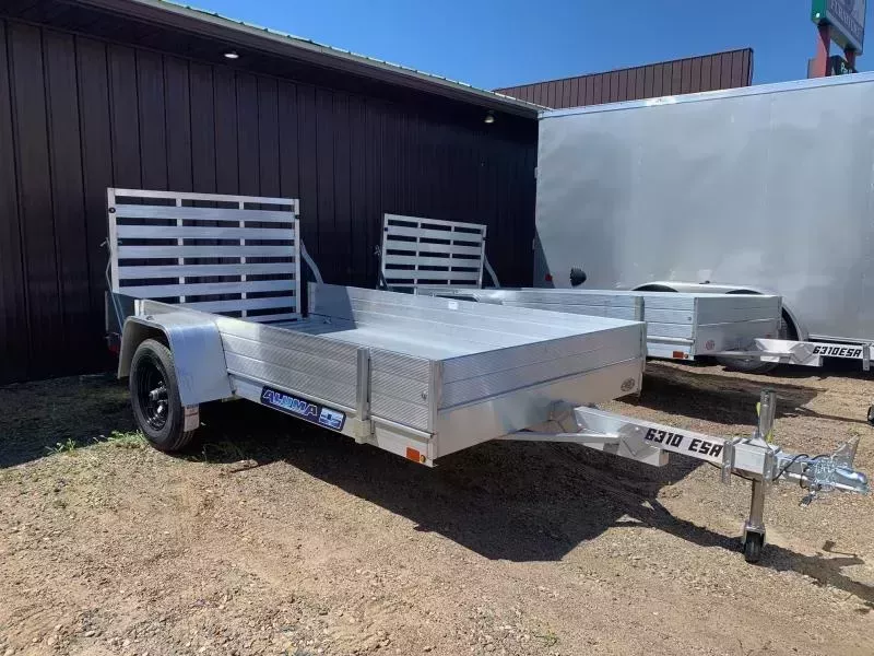 2026 Aluma 63" X 10' ESA -12" Solid Sides Utility Trailer