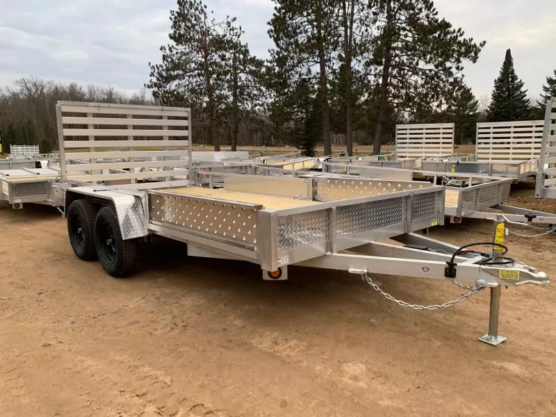 2026 Quality Aluminum 82" x 14' 7K Simplicity Utility Trailer