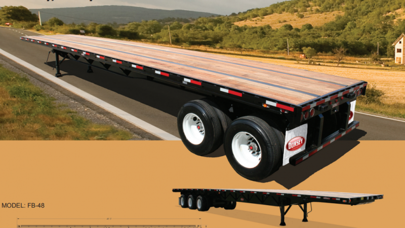 2023 Dorsey 48' Flat Bed Semi Trailer 2023 Dorsey 48' Flat Bed Semi Trailer