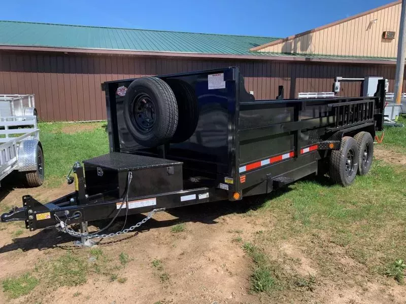 2026 Quality Steel 83" x 16' Low Profile 14k Dump Trailer
