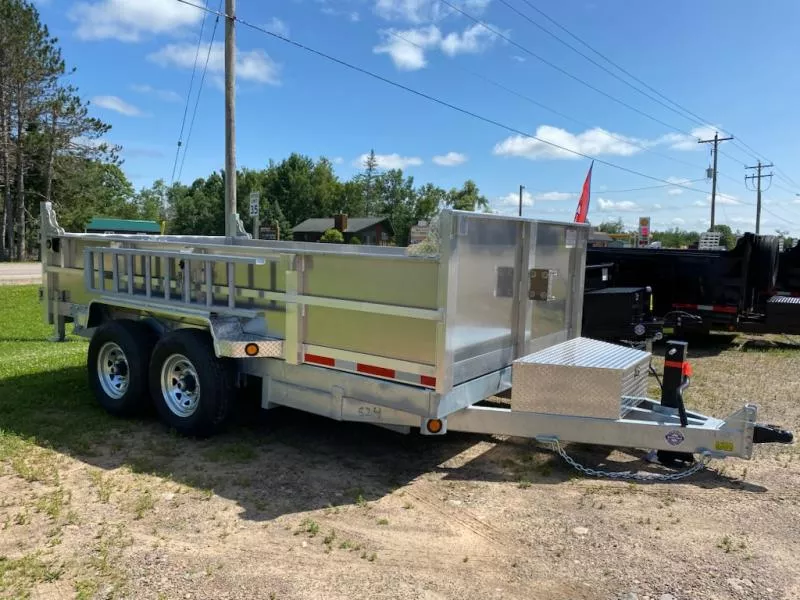 2026 Quality Hybrid 83 X 14' Low Profile 14k Dump Trailer