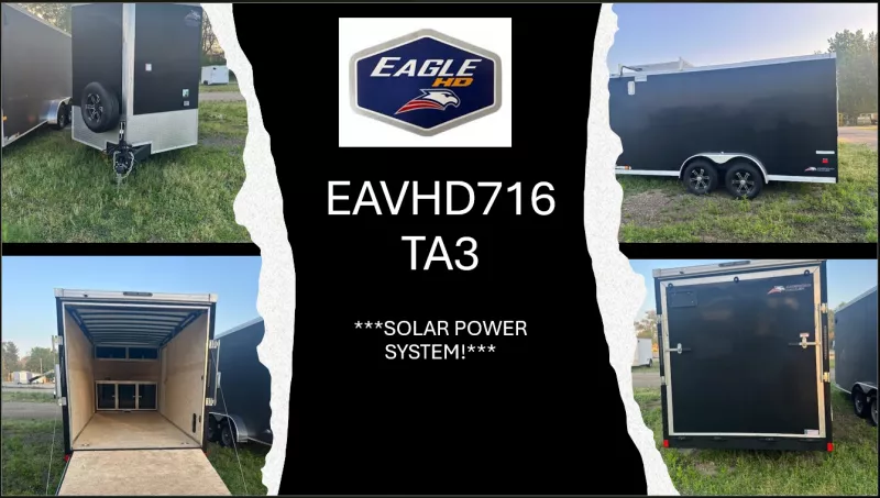 2025 American Hauler Eagle 7 x 16' 10k Cargo / Enclosed Trailer