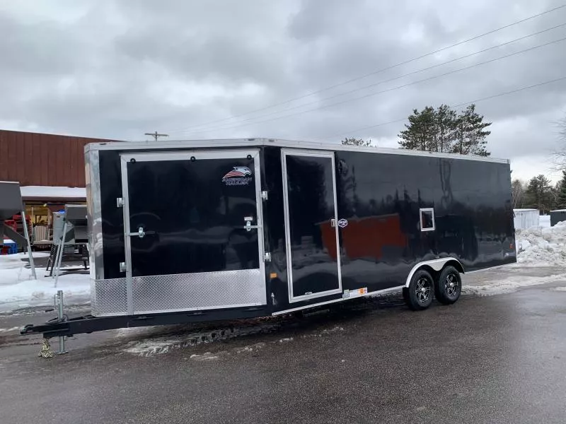 2025 American Hauler Sport Hawk 8.5' x 28' 10k Snowmobile Trailer