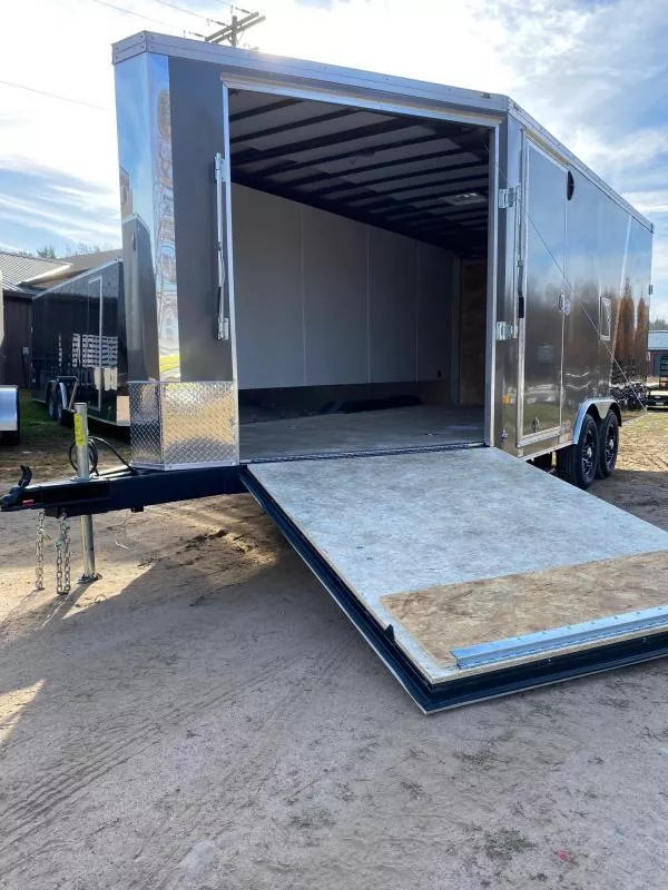 2025 American Hauler Sport Hawk 8.5' x 28' 10k Snowmobile Trailer