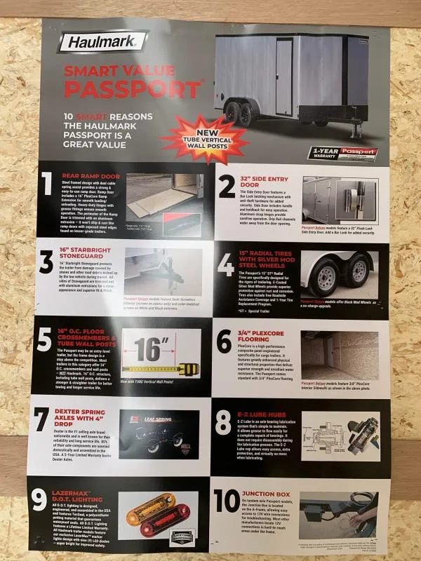 new Cargo (Enclosed) Trailers Haulmark  for sale, in Lakewood, WI Thumbnail 5