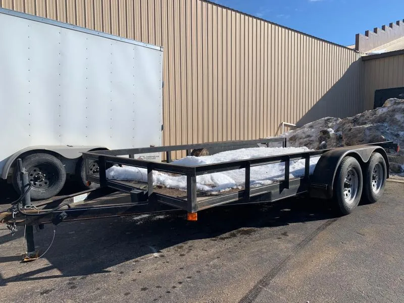 USED 2018 P & T Trailers 77" x 14' Utility Trailer