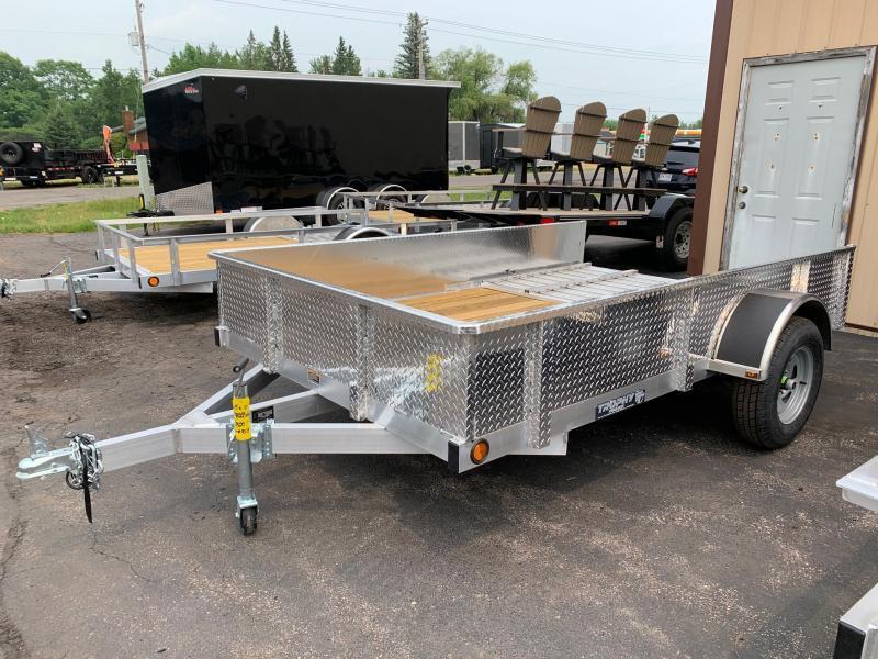 Trophy Trailers 6.5' x 10' Diamond Plate Side Utility Trailer