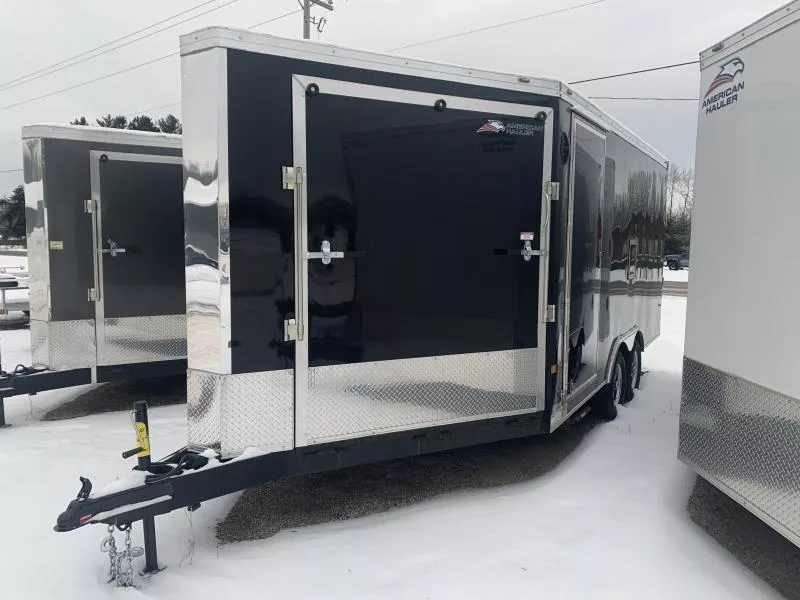 2026 American Hauler Sport Hawk 8.5' x 22' 7k Snowmobile Trailer