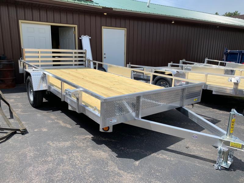 2026 Quality Aluminum 82" X 12' Simplicity Utility Trailer
