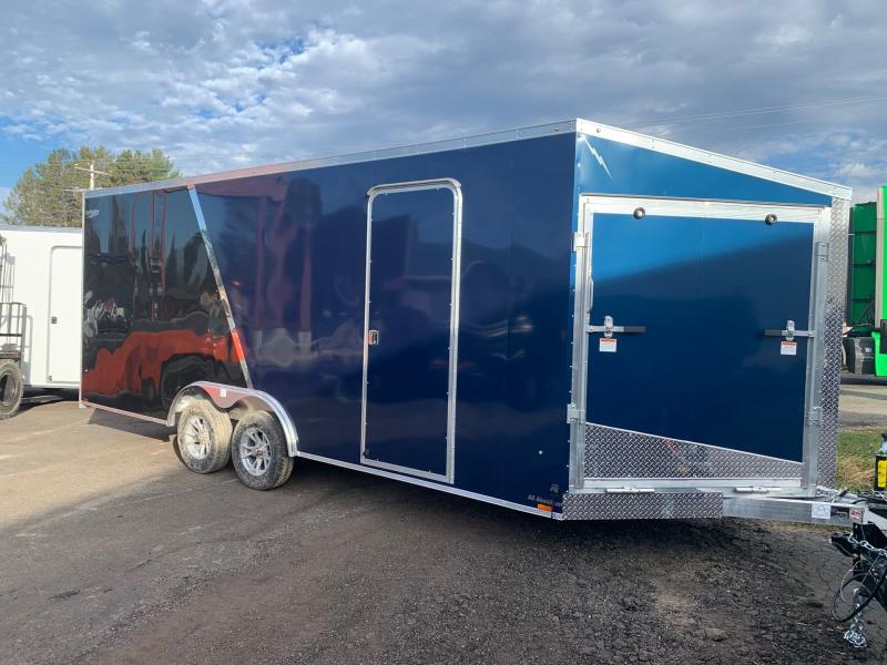 2023 Lightning Trailers 8' x 20' LTFCH Snowmobile Trailer Snowmobile