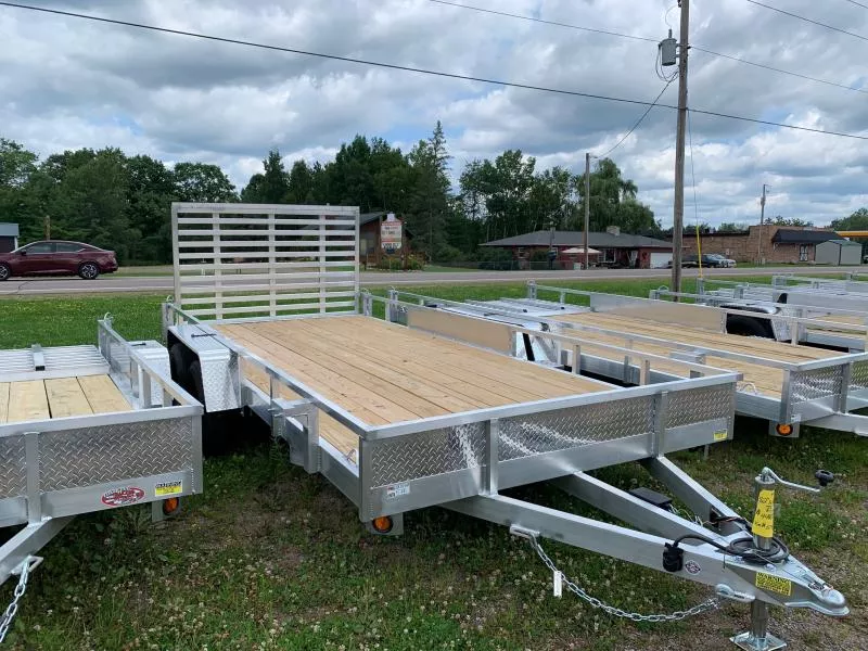 2026 Quality Aluminum 82" x 14' Simplicity 7K Utility Trailer