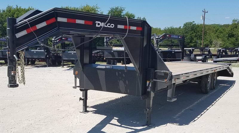 2022 Delco Trailers 14K, 30' GOOSENECK WITH EQUIPMENT RAMPS Flatbed Trailer 2022 Delco Trailers 14K, 30' GOOSENECK WITH EQUIPMENT RAMPS Flatbed Trailer