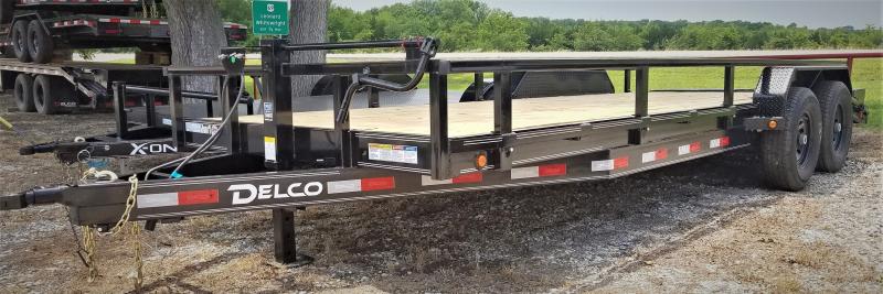 2021 Delco Trailers 22' EQUIPMENT HAULER W/ REMOVABLE RAILS 2021 Delco Trailers 22' EQUIPMENT HAULER W/ REMOVABLE RAILS