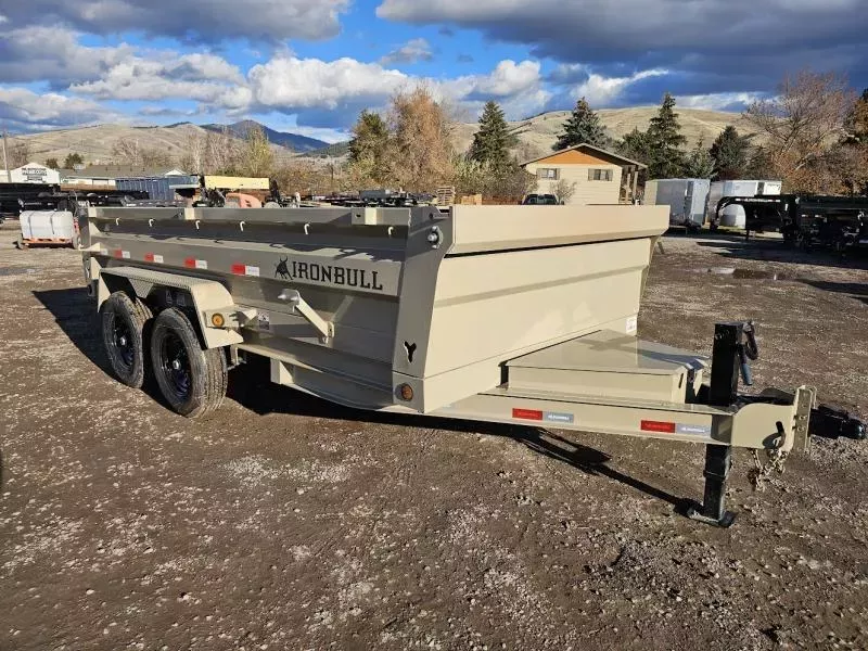 2026 Iron Bull 7x14 15k Dump Trailer