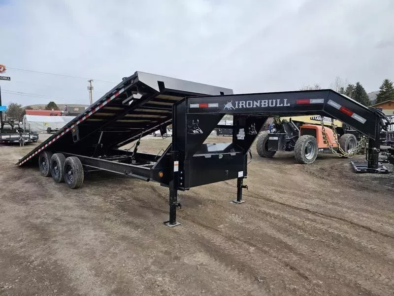 2026 Iron Bull 102"x26' 21K Gooseneck Deckover Tilt Trailer  VzzUIa3v6rdz