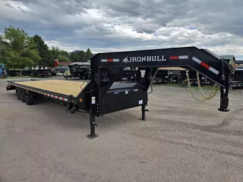 2026 Iron Bull 30' 21k Deckover Gooseneck Trailer MMF57Iacvglp