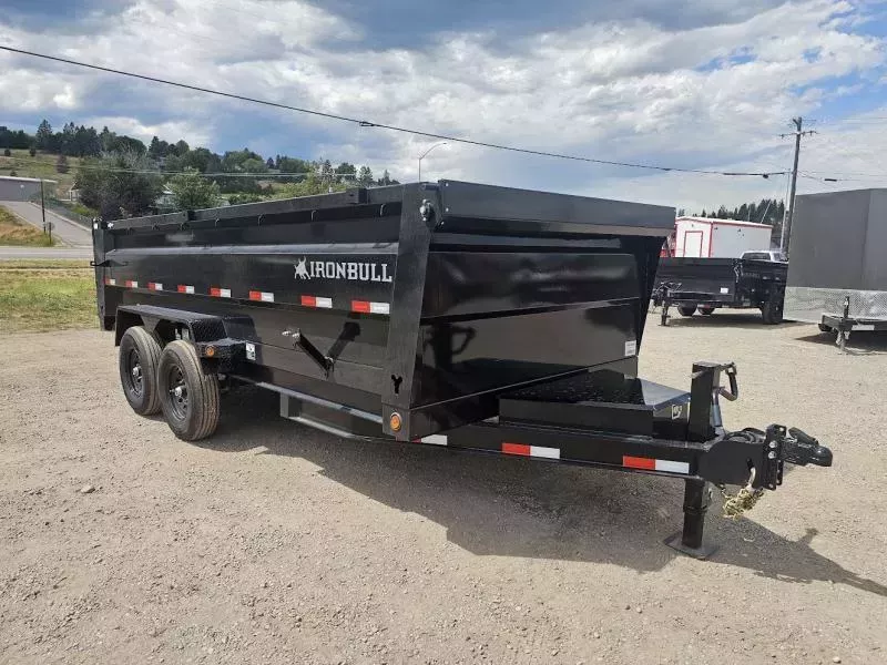 2026 Iron Bull 7x16 15k Dump Trailer w/36" Sides ffUa3sz01go3