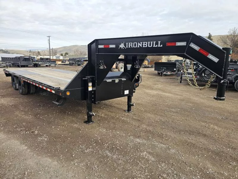 2026 Iron Bull 25' 24k Deckover Gooseneck Trailer V6AYkafag8t8