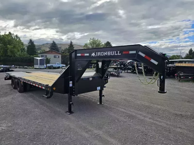 2026 Iron Bull 25' 24k Deckover Gooseneck Trailer GvAtzUehe8p6