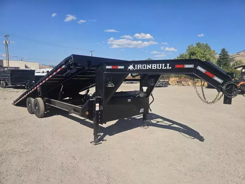 2026 Iron Bull 102"x24' 14K Gooseneck Deckover Tilt Trailer  xrQAqWdfrrqn