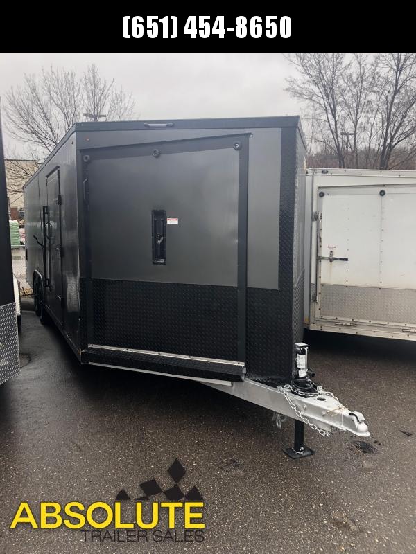 2022 Stealth Trailers PREDATOR 8.5X29 7 interior height 10k GVWR blackout low profile Snowmobile Trailer 2022 Stealth Trailers PREDATOR 8.5X29 7 interior height 10k GVWR blackout low profile Snowmobile Trailer