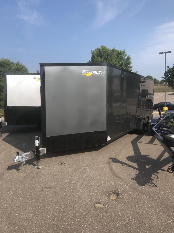 2022 Stealth Trailers APACHE Snowmobile Trailer 7X29 ALUMINUM SNOWMOBILE TRAILER - 7' HEIGHT - HELMET CABINET 2022 Stealth Trailers APACHE Snowmobile Trailer 7X29 ALUMINUM SNOWMOBILE TRAILER - 7' HEIGHT - HELMET CABINET