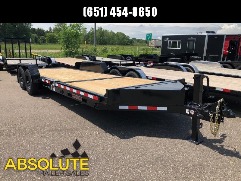 2023 Midsota TBHD 82X24 22K TILT BED PALLET FORK HOLDER TOOL BOX 10K AXLES Equipment