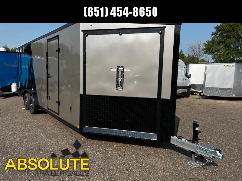 2023 Stealth Trailers PREDATOR 7.5X24+5' V - ALUMINUM - 7' INTERIOR - HELMET CABINET - 7.5' WIDE Snowmobile Trailer 2023 Stealth Trailers PREDATOR 7.5X24+5' V - ALUMINUM - 7' INTERIOR - HELMET CABINET - 7.5' WIDE Snowmobile Trailer