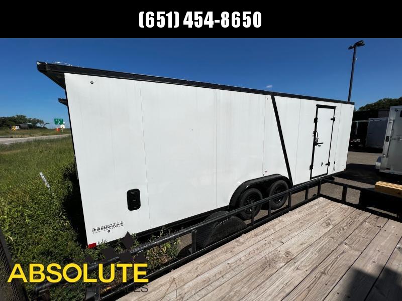 2023 Stealth Trailers 7.5x29 - 7' interior height, 7.5 wide frame upgrade, predator extreme snow package, blackout package, two-toned, helmet cabinet Snowmobile Trailer Snowmobile Trailer 2023 Stealth Trailers 7.5x29 - 7' interior height, 7.5 wide frame upgrade, predator extreme snow package, blackout package, two-toned, helmet cabinet Snowmobile Trailer Snowmobile Trailer