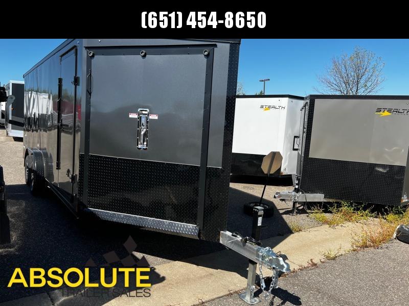 2023 Stealth Trailers PREDATOR 7.5X20+5' V - ALUMINUM - 7' INTERIOR - HELMET CABINET - 7.5' WIDE Snowmobile Trailer 2023 Stealth Trailers PREDATOR 7.5X20+5' V - ALUMINUM - 7' INTERIOR - HELMET CABINET - 7.5' WIDE Snowmobile Trailer