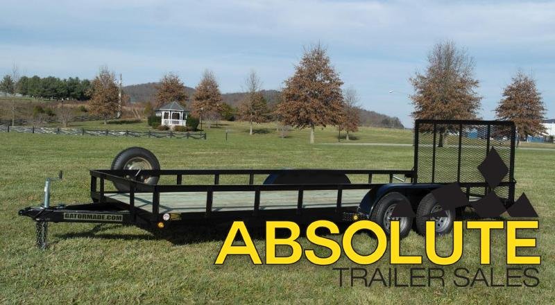 2022 Gatormade Trailers 7X20 UTILITY TANDEM AXLE Utility Trailer 2022 Gatormade Trailers 7X20 UTILITY TANDEM AXLE Utility Trailer