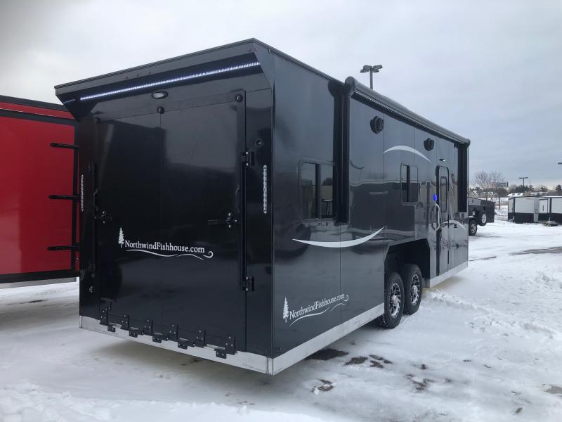 2022 Northwind Fish House NW24 TOY HAULER Ice House Enclosed Cargo