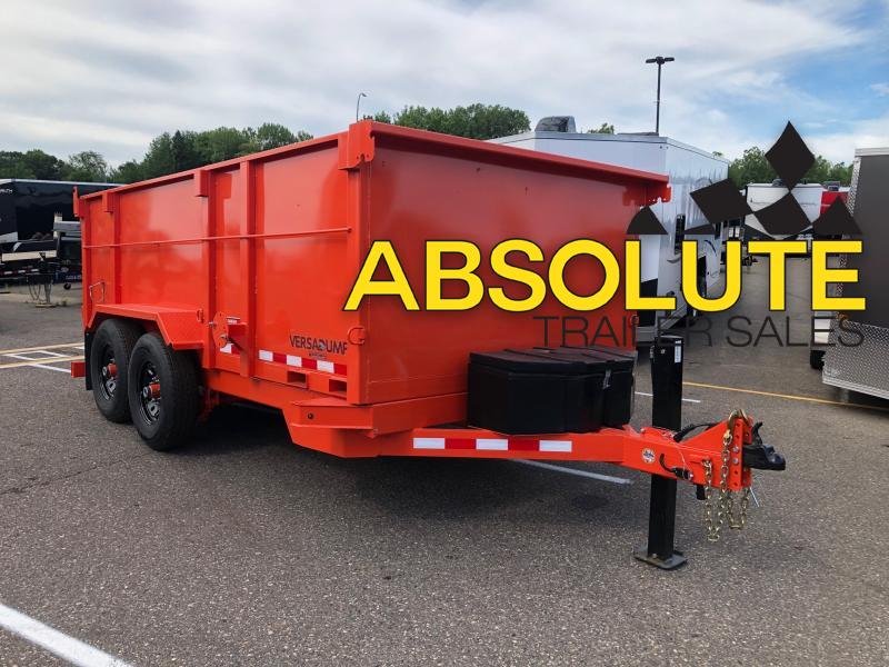 2022 Midsota HV 82X14 with HYDRAULIC TONGUE JACK, 45" SIDES, SPARE TIRE