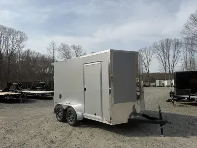 2026 Look Trailers STLC 7x12 DLX 7' tall, ramp door, spoiler, load li 