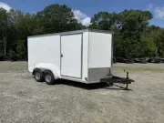 2026 Covered Wagon Trailers 7X14 6'6" Tall, Barn Doors .080 Skin 