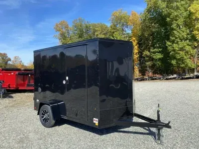 2026 Look Trailers STLC 6X10 DLX 6'6" Tall, Ramp Door W/Aluminum Whee 
