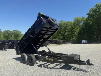 2026 Griffin Trailer 6X12 Ramps 4 D-Rings, Tarp Kit, Spare 9990Lb GVWR 