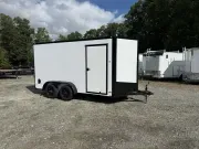 2027 Spartan Cargo Trailers 7X14 7' Tall, Ramp Door, .080 Skin, Blackout 