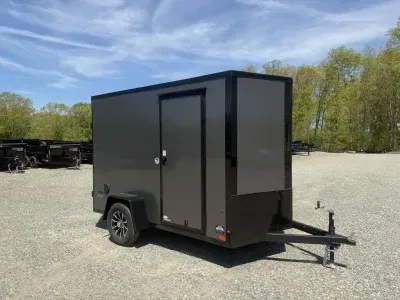 2026 Look Trailers STLC 6X10 DLX 6'6" Tall, Ramp Door W/Aluminum Whee