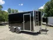 2026 Look Trailers Element SE 7X14 7' Tall Barn Doors, Walk On Roof,  