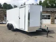2025 Look Trailers STLC 7X14 DLX 6'6" Tall, Ramp Door .080 Polycore S 