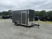 2027 Look Trailers STLC 7X12 DLX 7' Tall, Ramp Door, Spoiler 