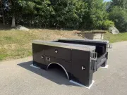2026 CM® Truck Beds CMG single wheel long bed w/flip tops Universal Service body  