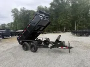 2027 Covered Wagon Trailers 5X10 W/Tarp Kit, No Ramps 7000Lb GVWR 