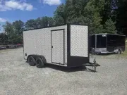 2027 Spartan Cargo Trailers 7X14 6'6" Tall Ramp Door Blackout 