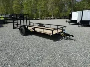 2026 Big Tex Trailers 35SA 77x14ft w/flip over gate 2995lb GVWR 