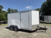 2026 Covered Wagon Trailers 7X14 7' Tall, Ramp Door, .080 Skin 